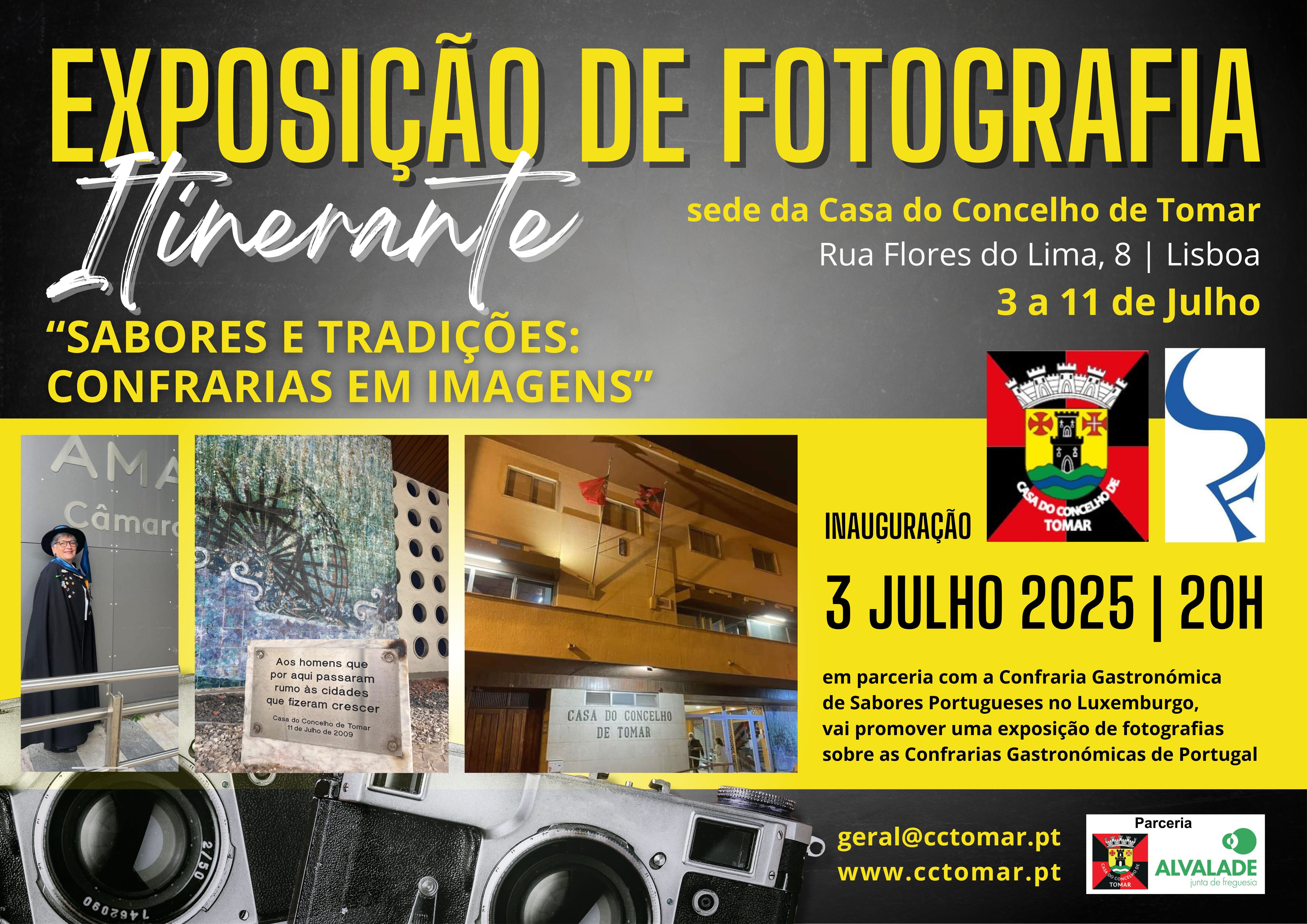 Exposição de fotografia --  "Sabores e Tradições: Confrarias em imagns"